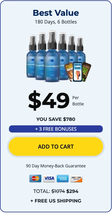 NeuroQuiet 6 bottles